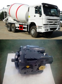 Mixer truck hydraulic pump 