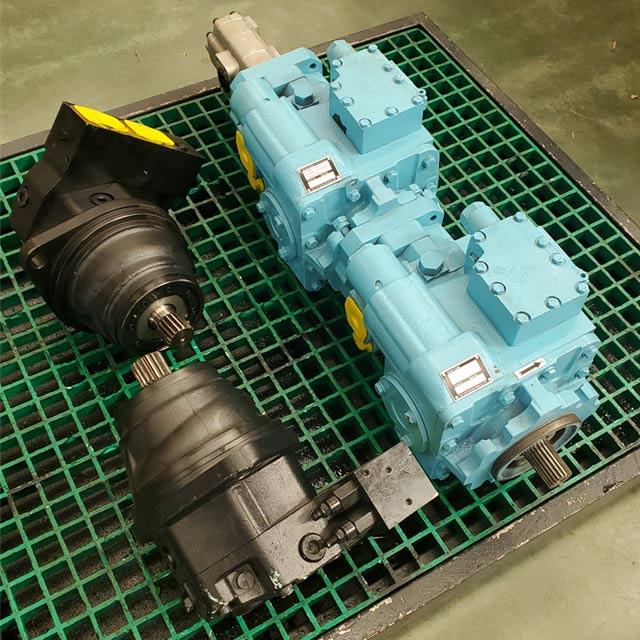 静液压驱动液压泵马达定制厂家,为更多大豆收割机提供液压系统配套